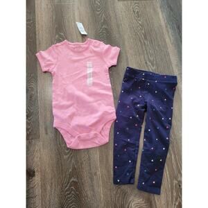 Baby Gap‎ Baby Girl Outfit size 18-24 Months Top and Leggings #8